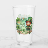 Kiss Me I'm Irish St Patricks Day Glas (Rückseite)