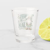 Kiss Me I'm Irish St Patrick's Day Gnome Schnapsglas (Rückseite)