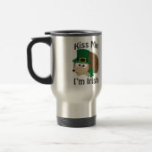 Kiss Me Im Irish St Patricks Day Igel Reisebecher (Links)