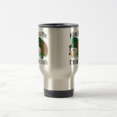 Kiss Me Im Irish St Patricks Day Igel Reisebecher (Mittel)