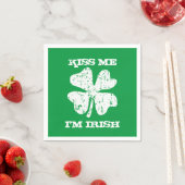 Kiss me im Irish St Patricks Day Napkins Serviette (Beispiel)