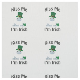 Kiss Me Im Irish St Patricks Day Yeti Stoff