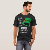 Kiss Me Im Roofer oder Irisch oder Betrunken oder  T-Shirt (Vorne ganz)