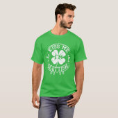 Kiss Me I'm Scottish Funny St Patricks Day Green G T-Shirt (Vorne ganz)