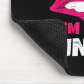 Kiss Me I'm Single Love Happy Valentine Day Wife H Mousepad (Ecke)