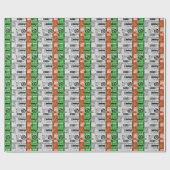 Kiss Me Irish Flag Geschenkpapier (Flach)