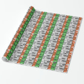 Kiss Me Irish Flag Geschenkpapier (Ungerollt)