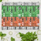 Kiss Me Irish Flag Handtuch (Gefaltet)