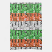 Kiss Me Irish Flag Handtuch (Vertikal)