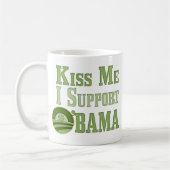 Kiss Me Irish Obama Kaffeetasse (Links)