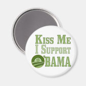 Kiss Me Irish Obama Magnet (Vorderseite/Rückseite)