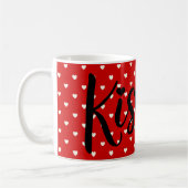 Kiss Me Kaffeetasse (Links)