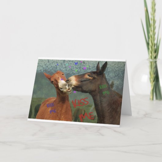 Kiss Me! Karte (Vorderseite)