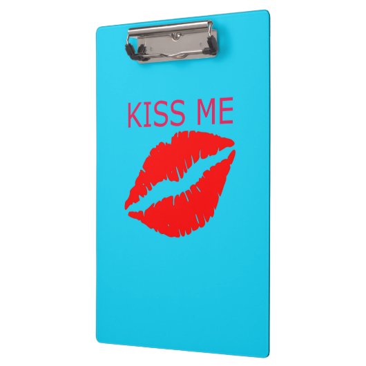 Kiss Me Klemmbrett (Links)