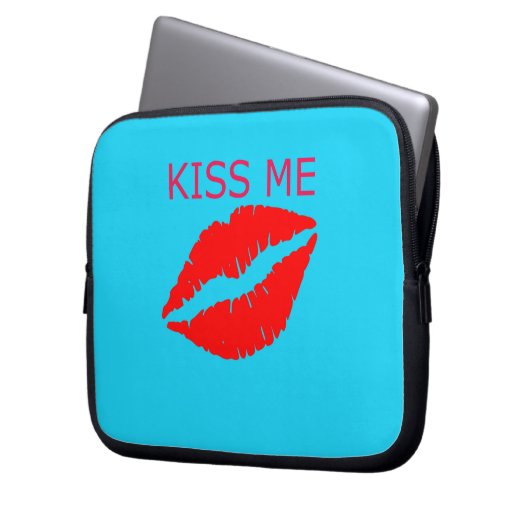 Kiss Me Laptopschutzhülle (Vorderseite Links)