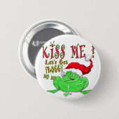 Kiss Me lasse Froggy Button (Vorne & Hinten)