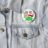 Kiss Me lasse Froggy Button (Beispiel)
