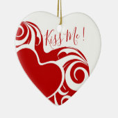 Kiss Me Liebe Herzliche Walliser Dekoration (Rechts)