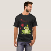 Kiss Me Niedlich Frog Prince T-Shirt (Vorne ganz)
