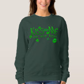Kiss Me Not Irish Funny Women's Sweatshirt (Vorderseite)