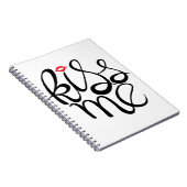 Kiss Me Notizblock (Rechte Seite)