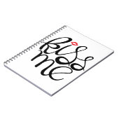 Kiss Me Notizblock (Linke Seite)