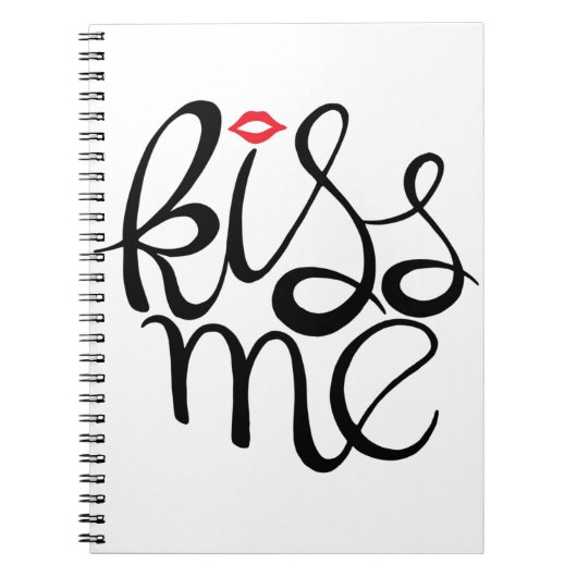Kiss Me Notizblock (Vorderseite)