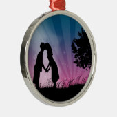 Kiss Me Ornament Aus Metall (Rechts)