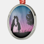 Kiss Me Ornament Aus Metall (Links)