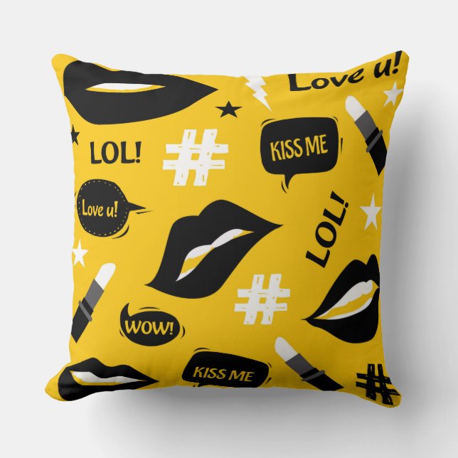 Kiss Me Pillow Kissen (Vorderseite)