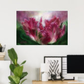 Kiss Me Pink Art Poster/Print Poster (Heimbüro)