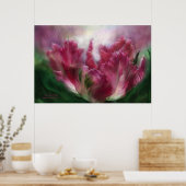 Kiss Me Pink Art Poster/Print Poster (Küche)