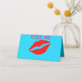 Kiss Me Platzkarte (Rückseite)