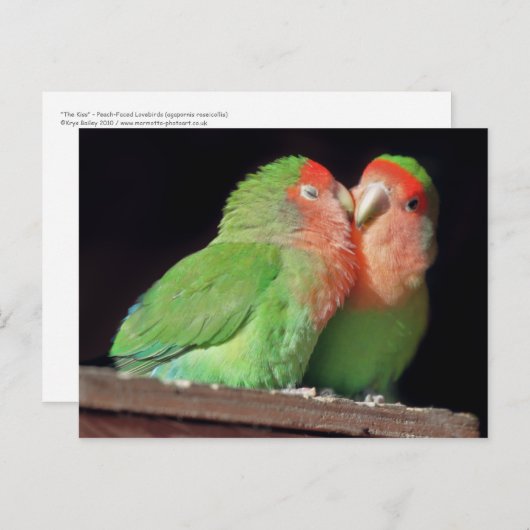 Kiss Me Postkarte (Vorne/Hinten)