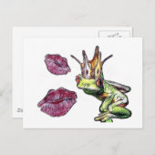Kiss Me Postkarte (Vorne/Hinten)