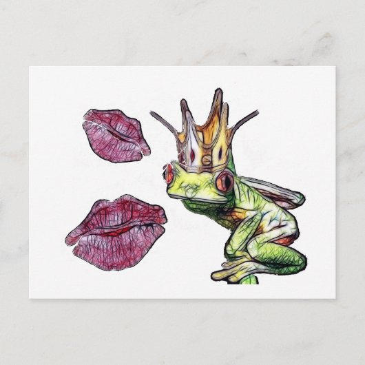 Kiss Me Postkarte (Vorderseite)