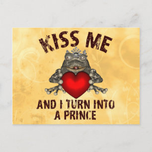 Kiss Me Postkarte