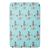 Kiss Me Quick Seaside Seagull Badematte (Vorderseite Vertikal)
