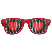 KISS ME Retro Shades / Fun Party Sonnenbrille (Vorderseite)