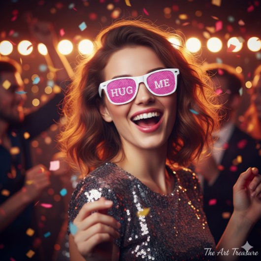 KISS ME Retro Shades / Fun Party Sonnenbrille