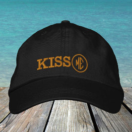 KISS ME Retrohut / Fun Party Trucker Cap Bestickte Baseballkappe