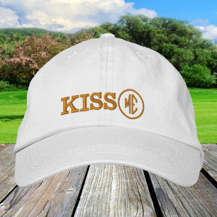 KISS ME Retrohut / Fun Party Trucker Cap Bestickte Baseballkappe