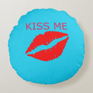 Kiss Me Rundes Kissen