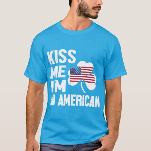 Kiss Me Series (Ich bin Amerikanerin) Männerrolle T-Shirt (Vorderseite)