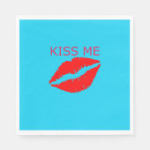 Kiss Me Serviette (Vorderseite)