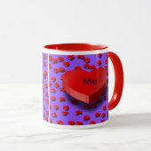 Kiss Me Tasse (VorderseiteRechts)
