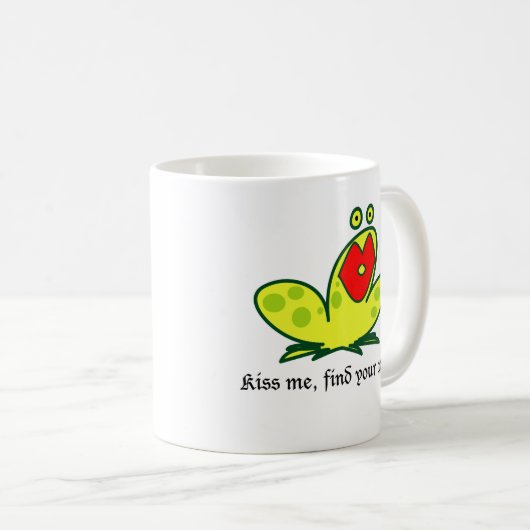 Kiss Me Tasse (VorderseiteRechts)