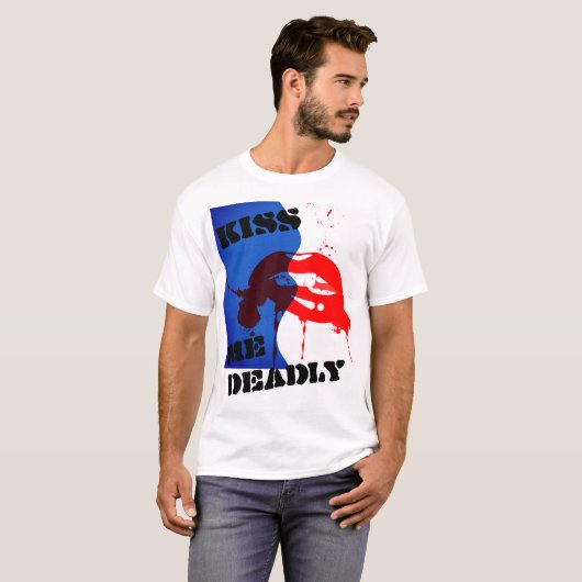 'KISS ME TOADLY'-T - Shirt (Vorne ganz)