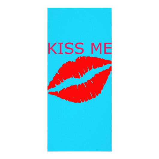 Kiss Me Werbekarte (Vorne)
