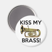Kiss meine Brasse, Tuba Magnet (Vorderseite/Rückseite)